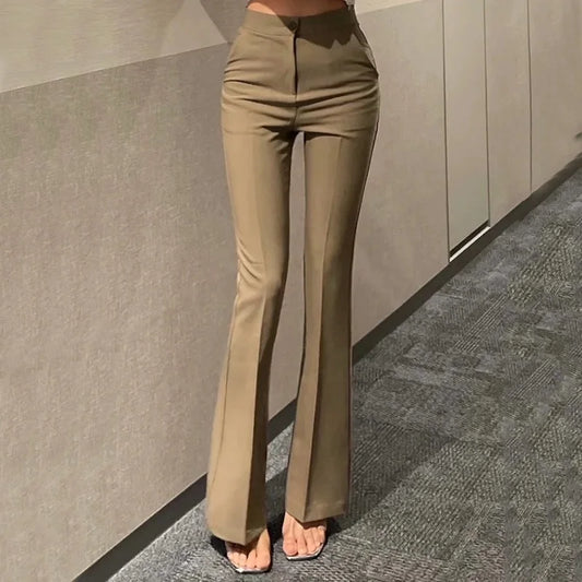 High Waist Flared Pants