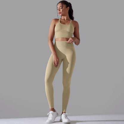Brushed Yoga Set – A Symphony of Strength & Serenity