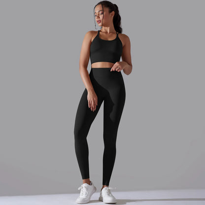 Brushed Yoga Set – A Symphony of Strength & Serenity