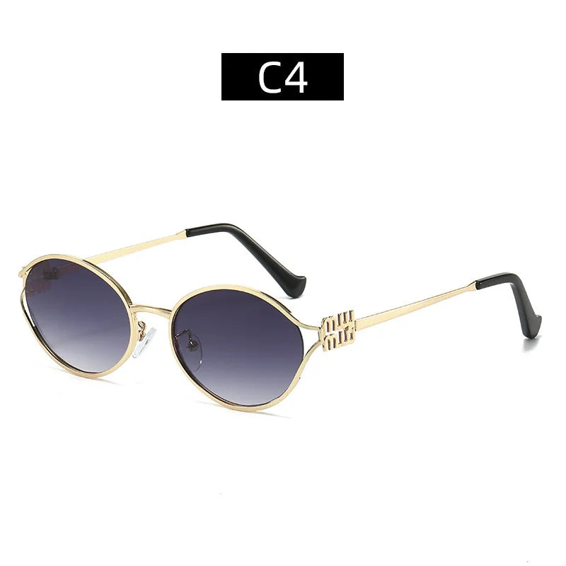 Small Metal Frame Sunglasses – Unisex Designer Optical Eyewear | Livia & Co
