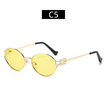 Small Metal Frame Sunglasses – Unisex Designer Optical Eyewear | Livia & Co